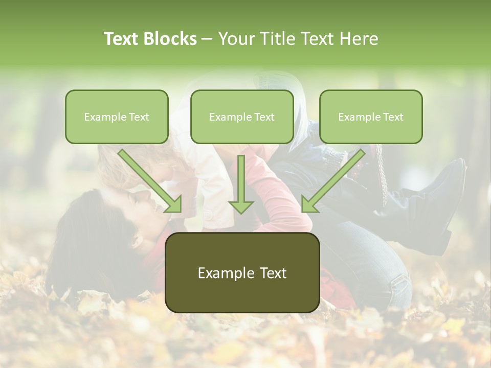 Woman With Child PowerPoint Template