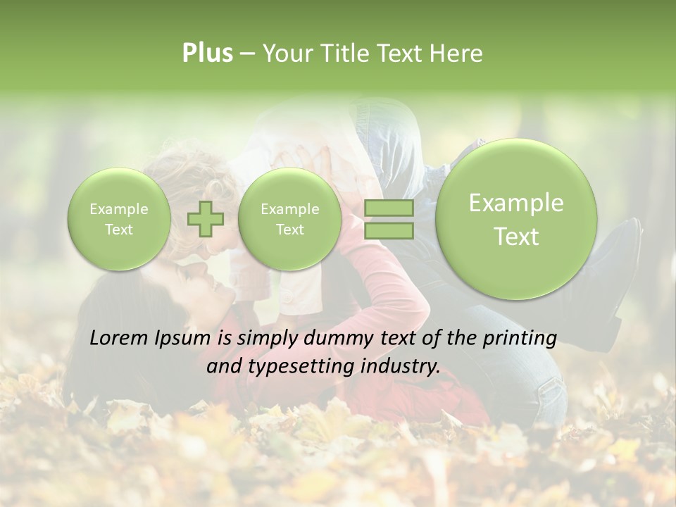 Woman With Child PowerPoint Template