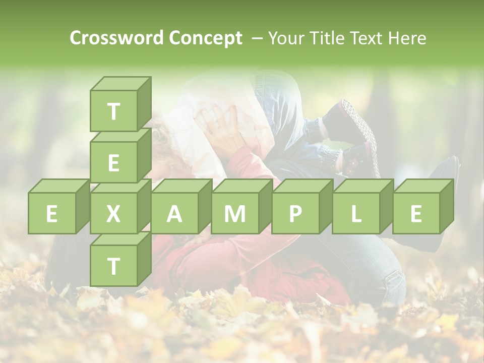 Woman With Child PowerPoint Template