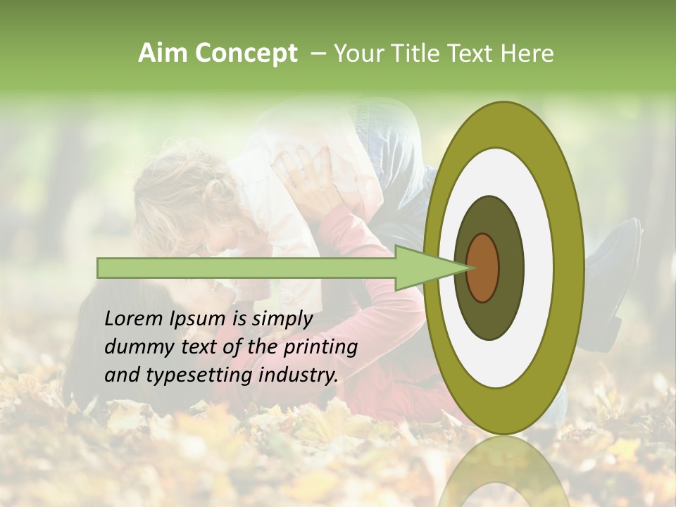 Woman With Child PowerPoint Template