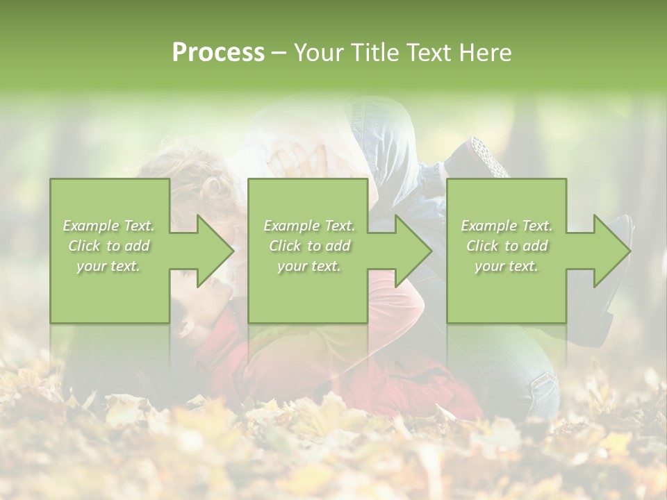 Woman With Child PowerPoint Template