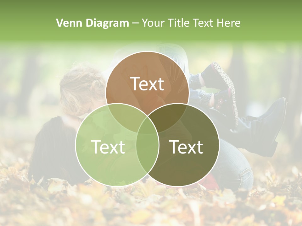 Woman With Child PowerPoint Template