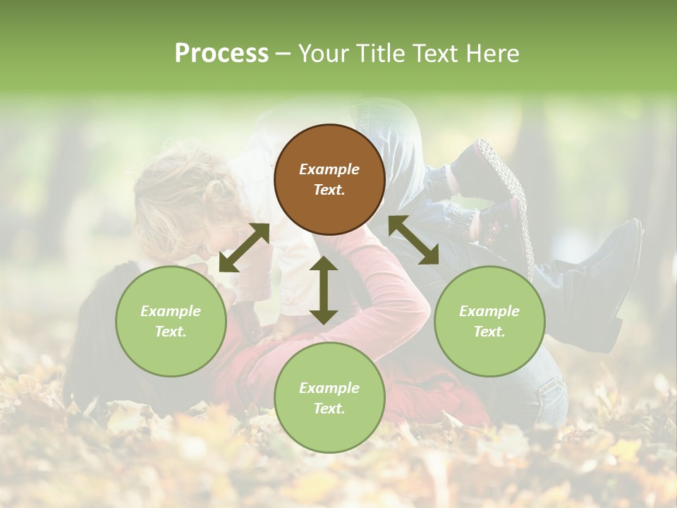 Woman With Child PowerPoint Template