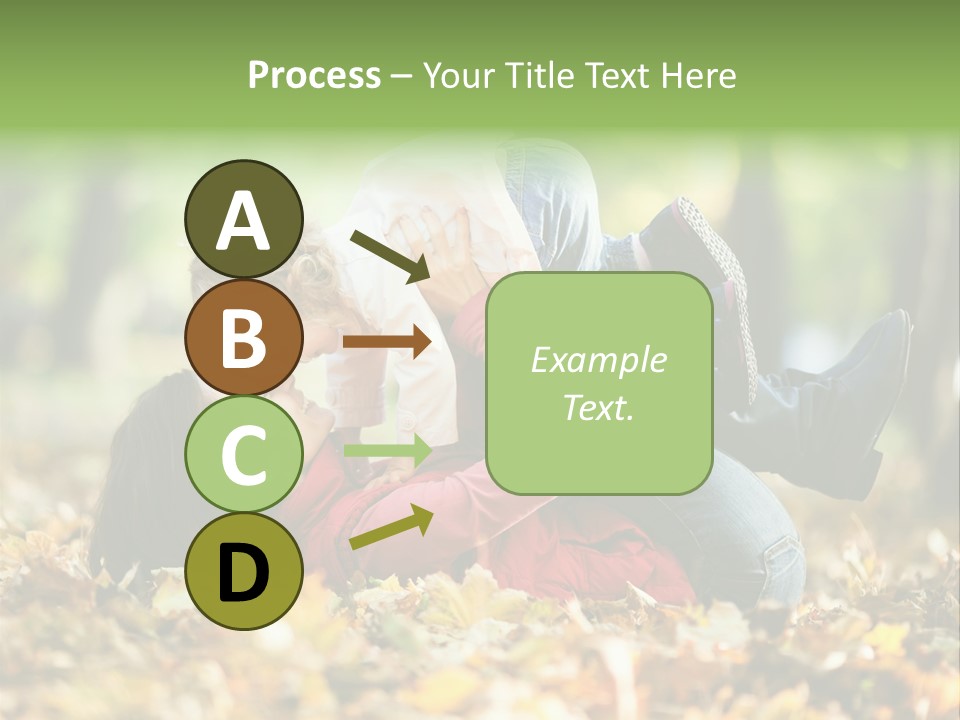 Woman With Child PowerPoint Template