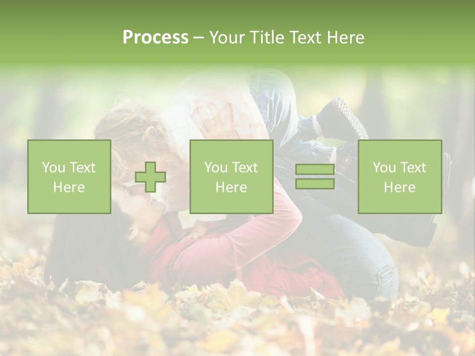 Woman With Child PowerPoint Template