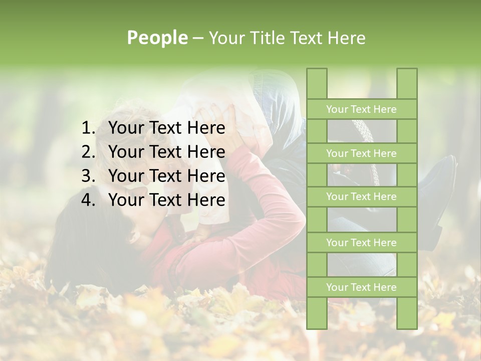 Woman With Child PowerPoint Template