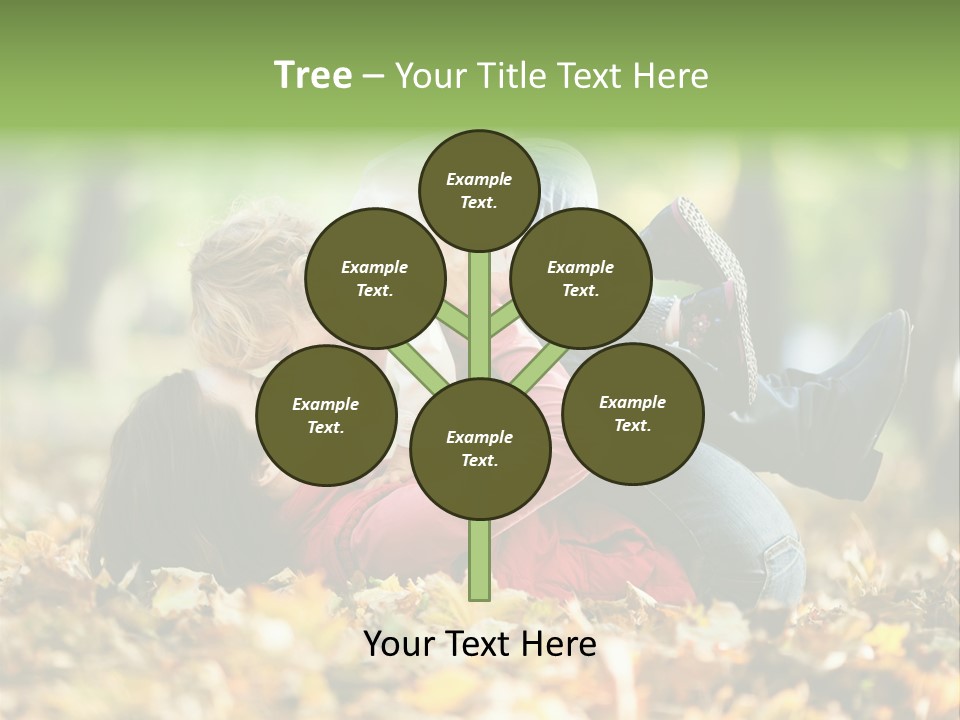 Woman With Child PowerPoint Template