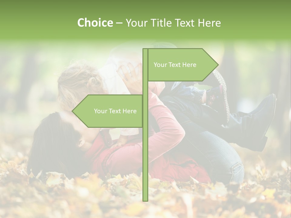 Woman With Child PowerPoint Template