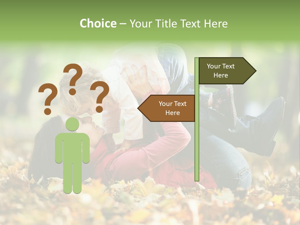 Woman With Child PowerPoint Template