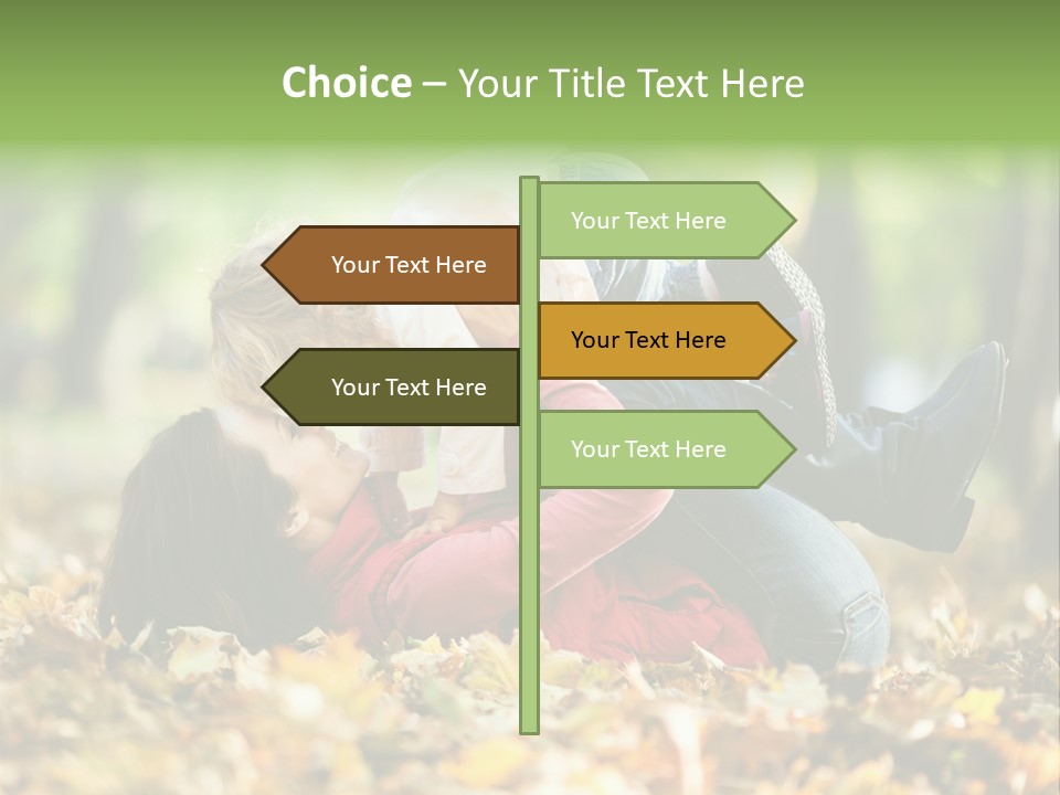 Woman With Child PowerPoint Template