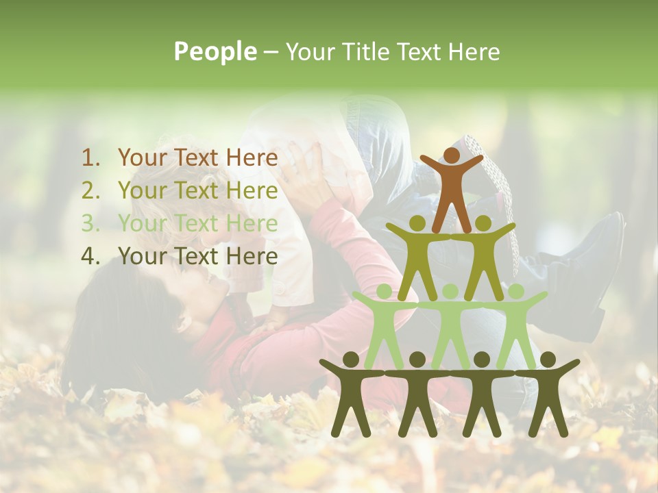 Woman With Child PowerPoint Template