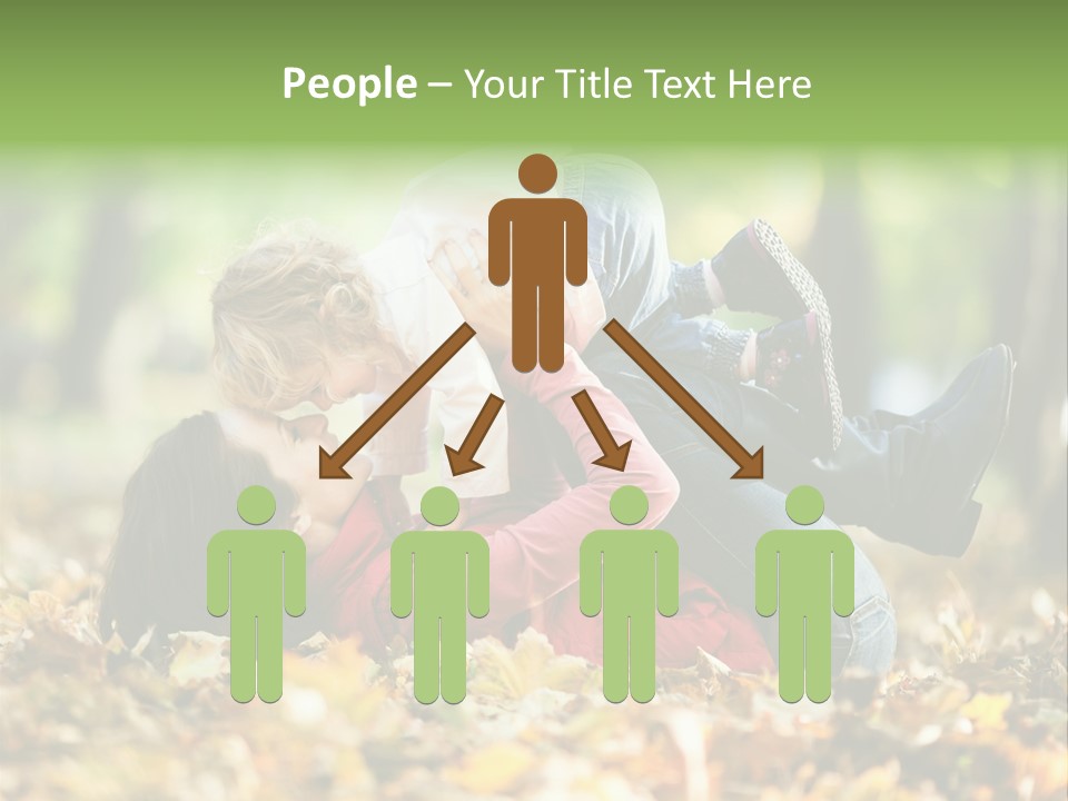 Woman With Child PowerPoint Template