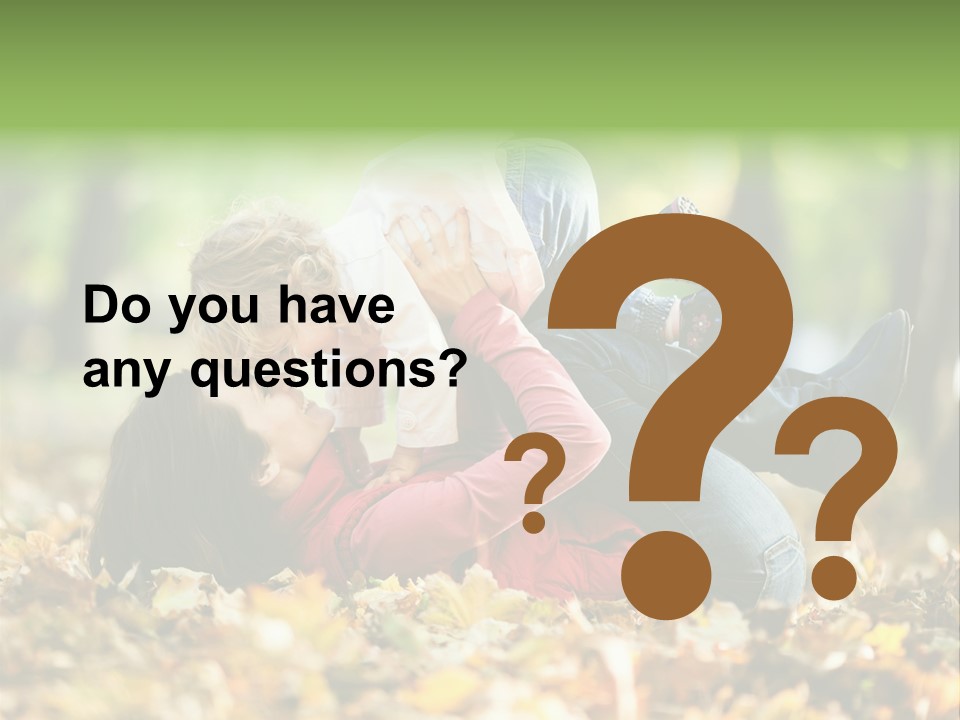 Woman With Child PowerPoint Template