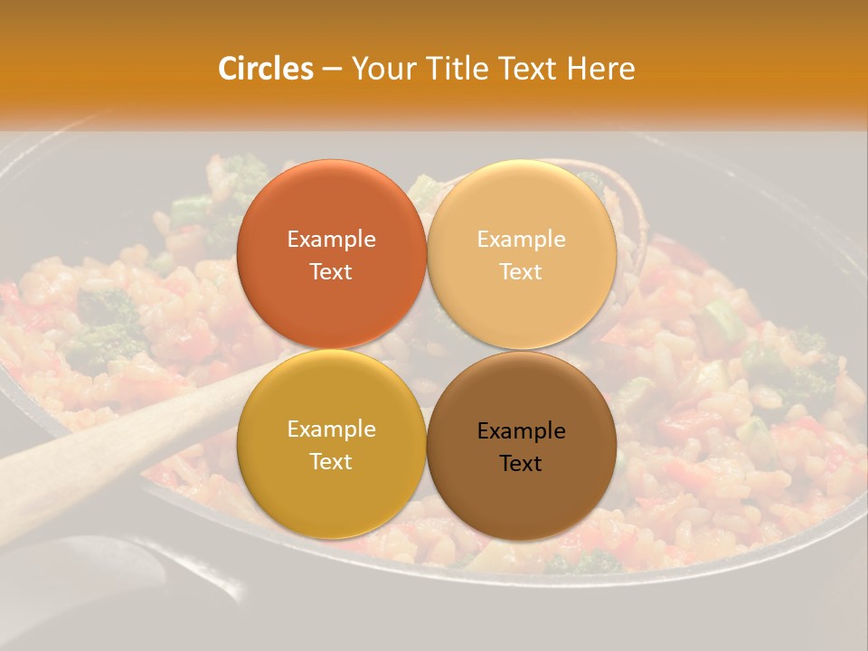 Rice With Vegetables PowerPoint Template