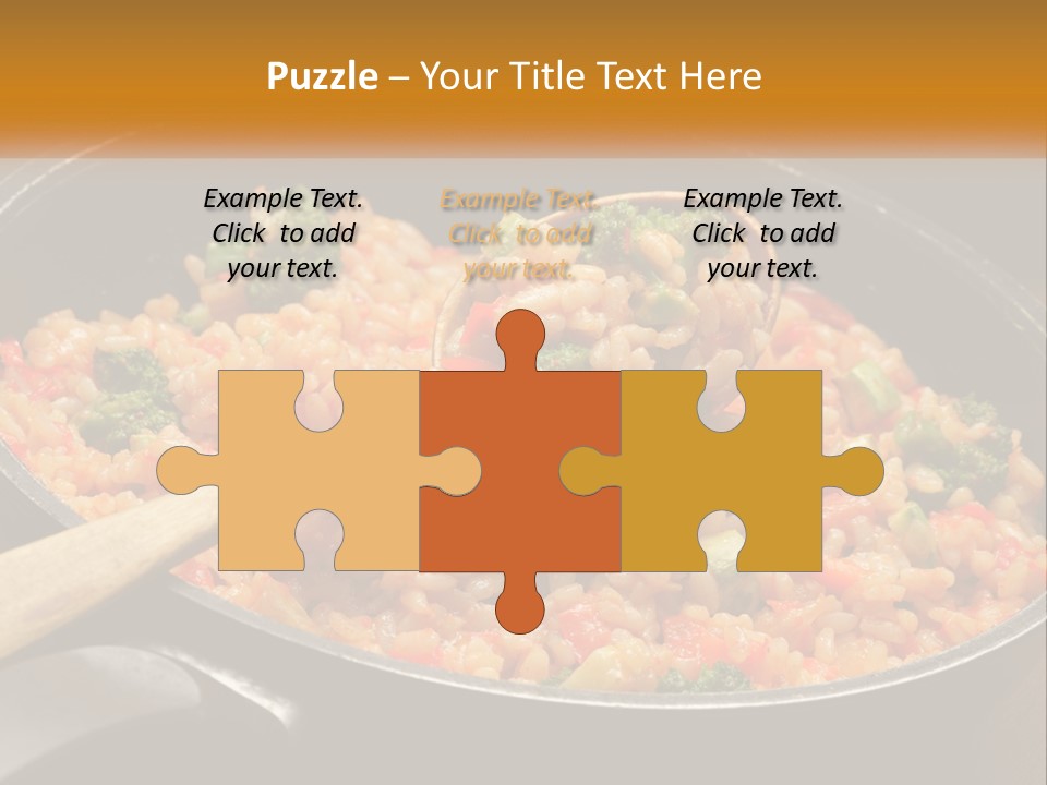 Rice With Vegetables PowerPoint Template