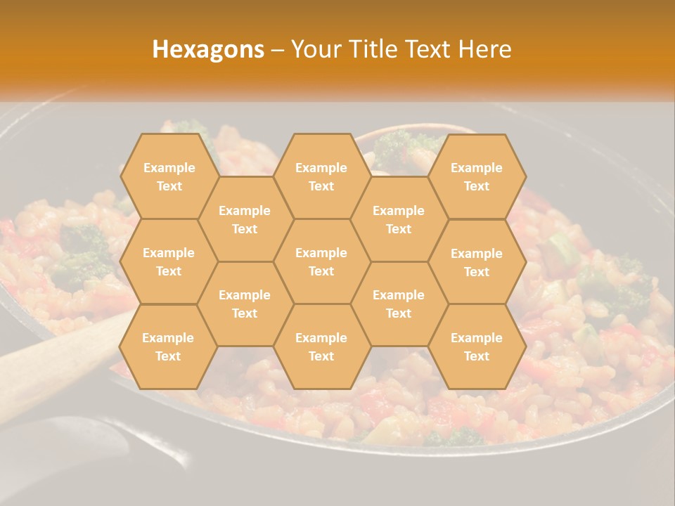 Rice With Vegetables PowerPoint Template