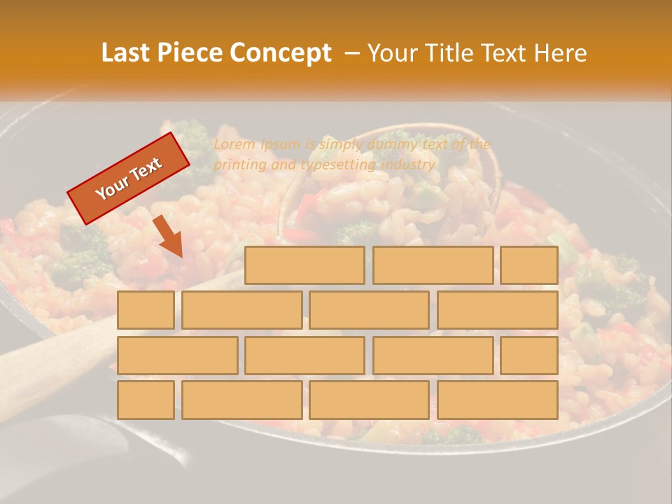 Rice With Vegetables PowerPoint Template
