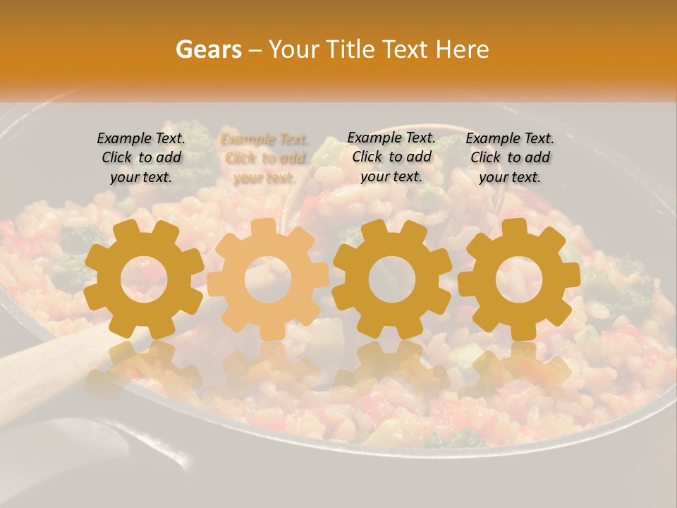 Rice With Vegetables PowerPoint Template
