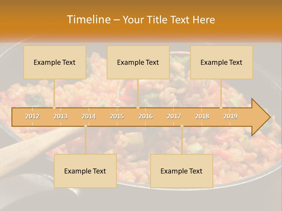 Rice With Vegetables PowerPoint Template