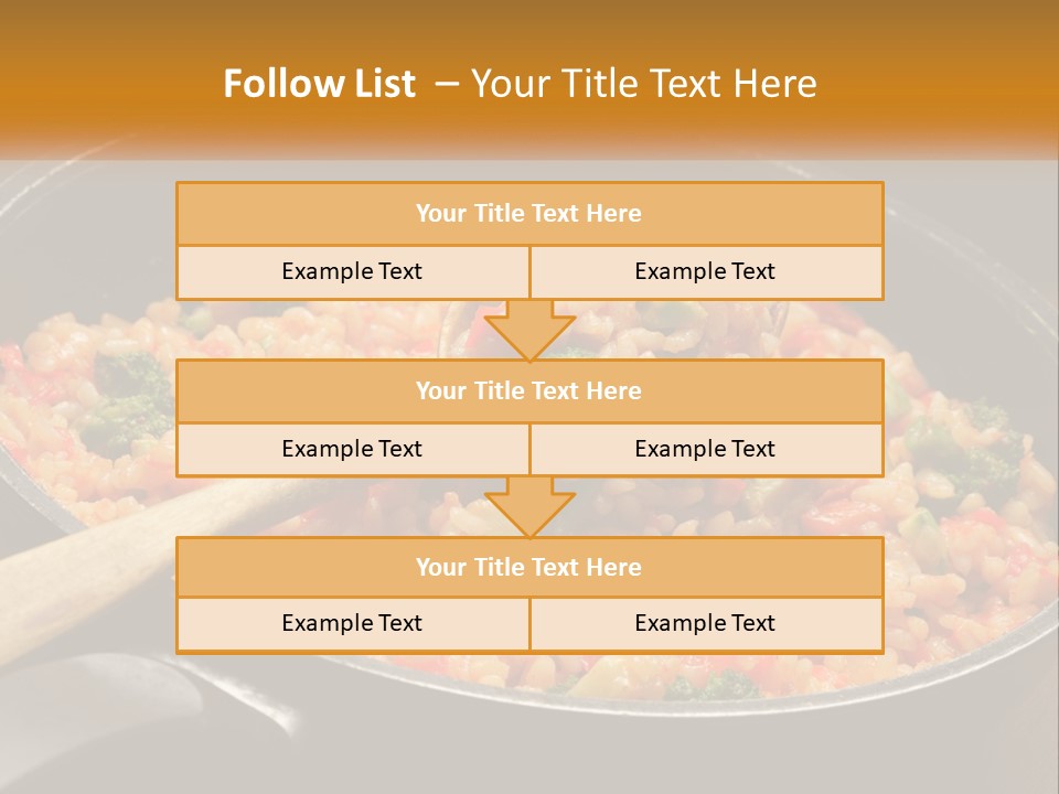 Rice With Vegetables PowerPoint Template