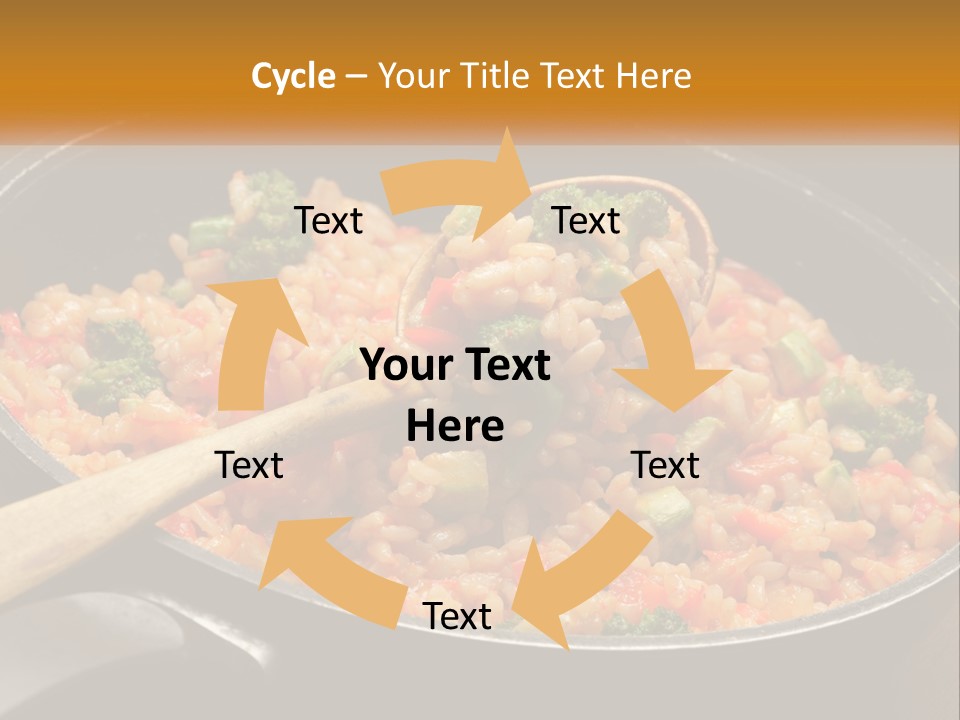 Rice With Vegetables PowerPoint Template
