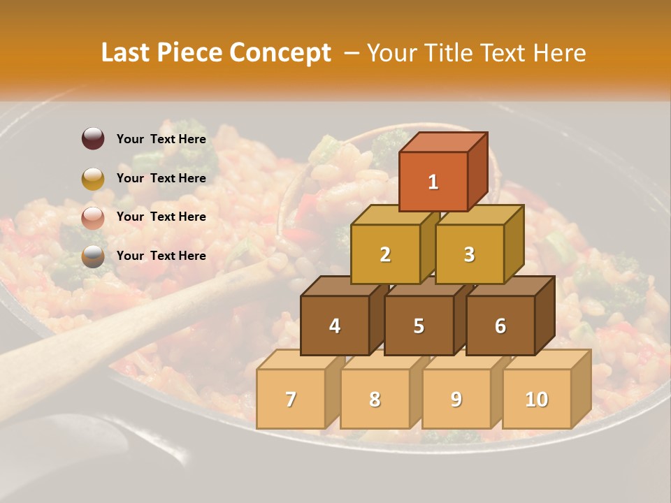 Rice With Vegetables PowerPoint Template