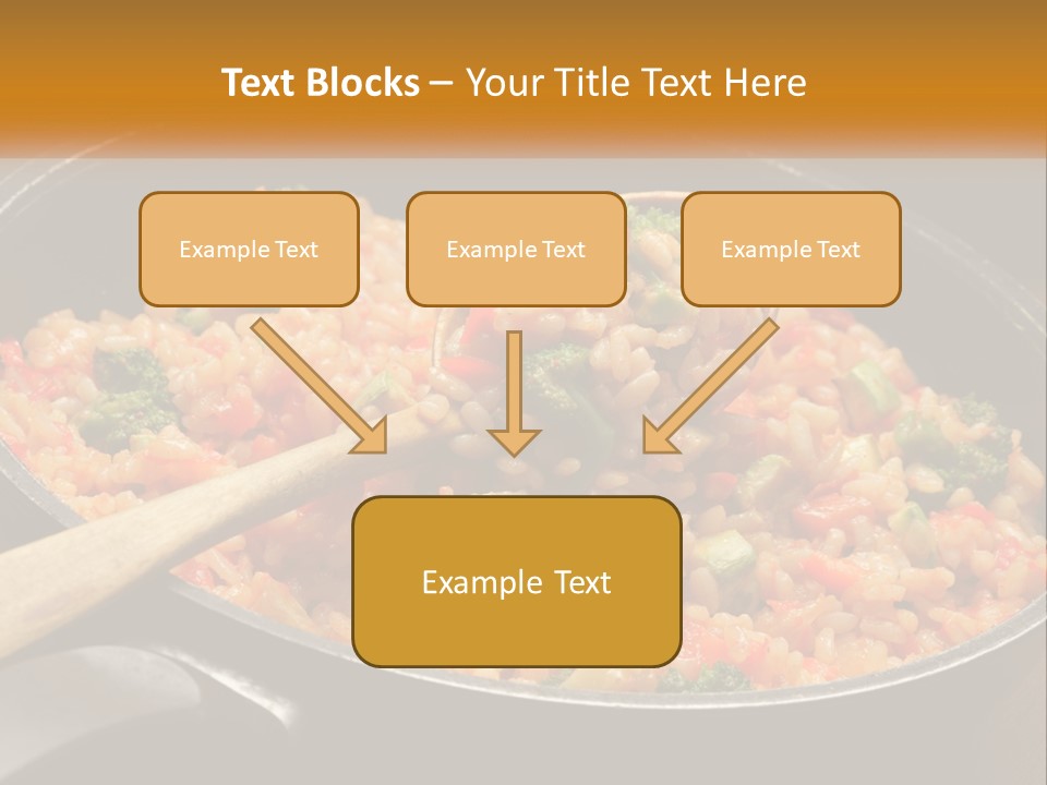 Rice With Vegetables PowerPoint Template