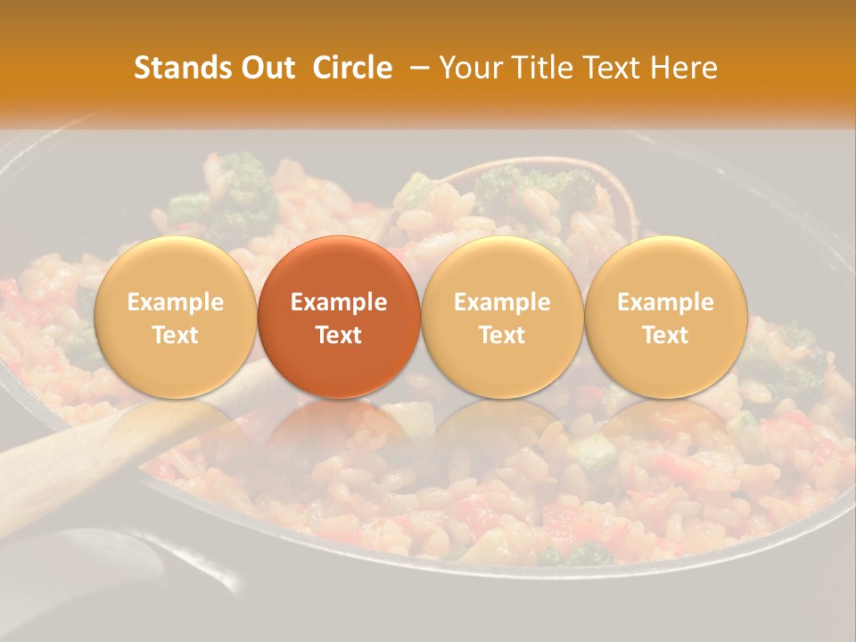 Rice With Vegetables PowerPoint Template