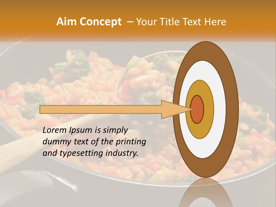 Rice With Vegetables PowerPoint Template