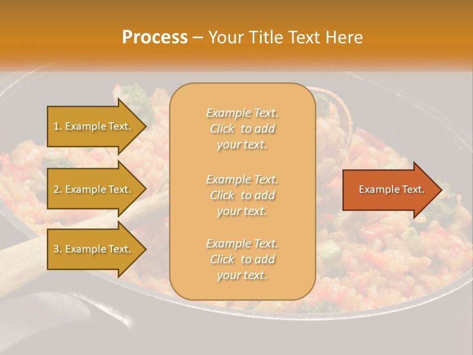 Rice With Vegetables PowerPoint Template