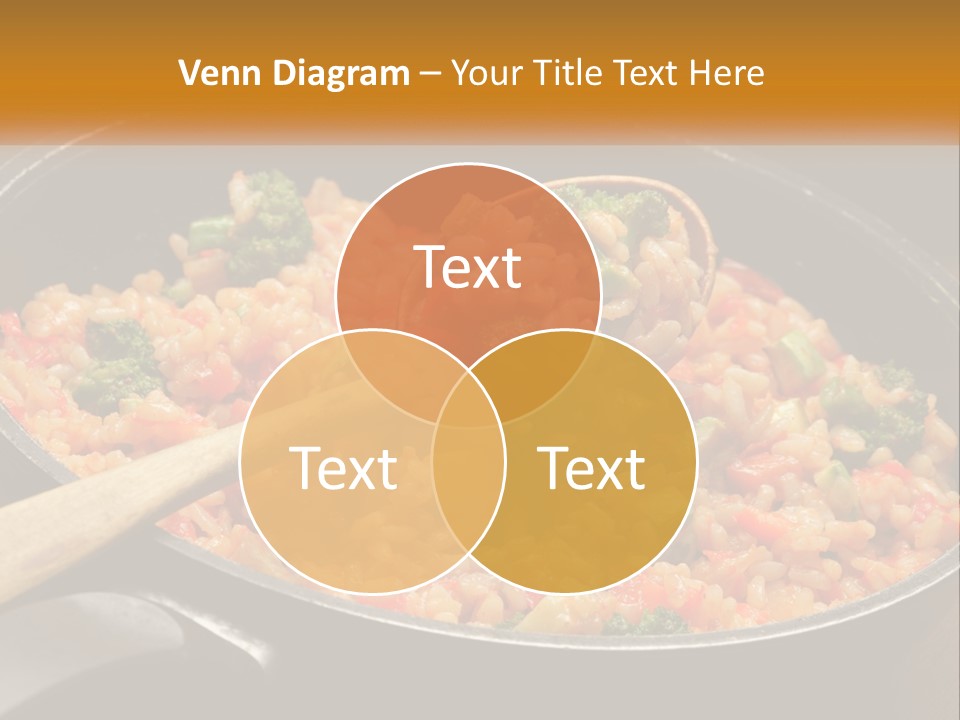 Rice With Vegetables PowerPoint Template