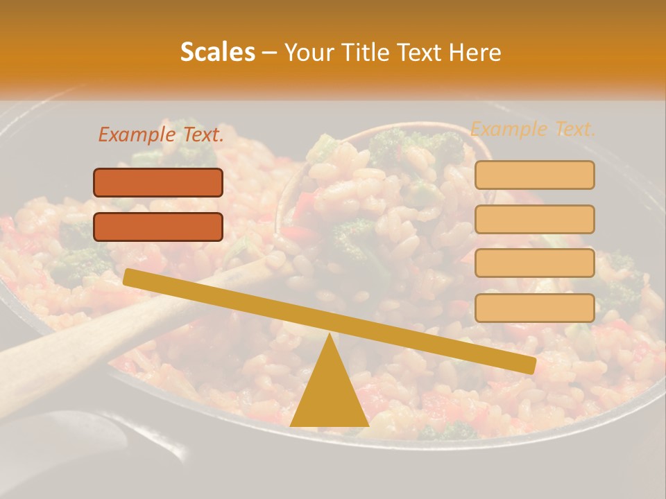 Rice With Vegetables PowerPoint Template