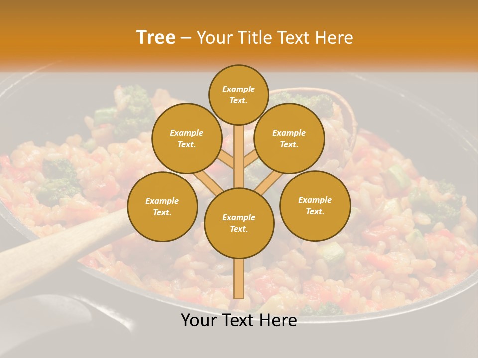 Rice With Vegetables PowerPoint Template