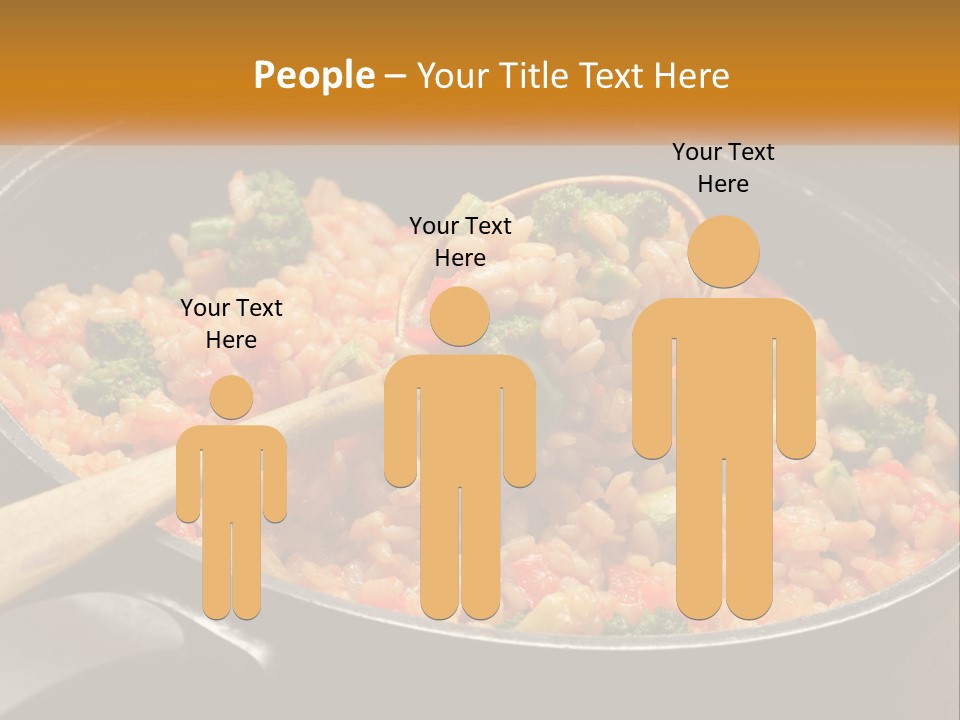 Rice With Vegetables PowerPoint Template