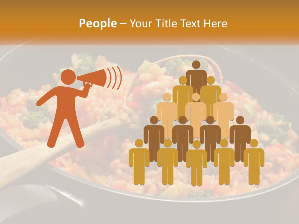 Rice With Vegetables PowerPoint Template