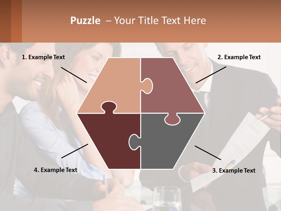 Discussing Statistics At Work PowerPoint Template