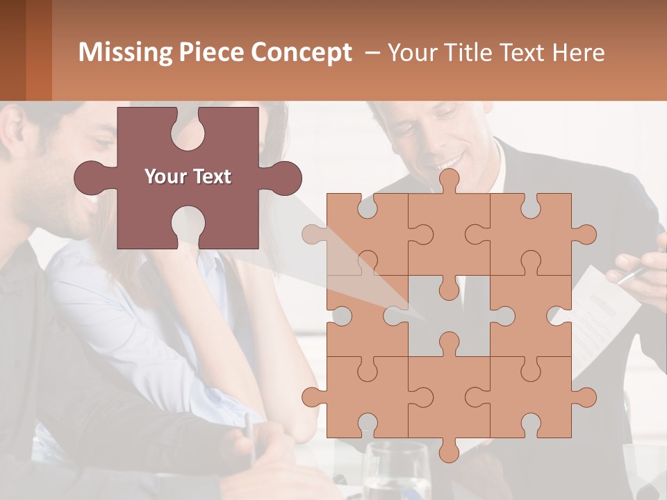 Discussing Statistics At Work PowerPoint Template