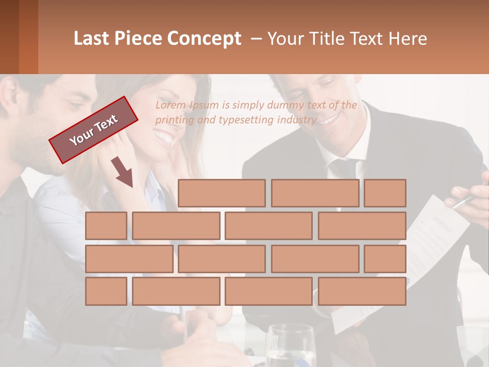 Discussing Statistics At Work PowerPoint Template