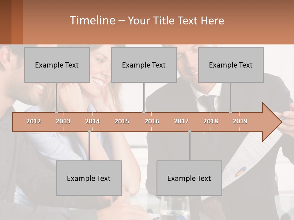 Discussing Statistics At Work PowerPoint Template