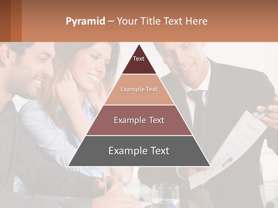 Discussing Statistics At Work PowerPoint Template