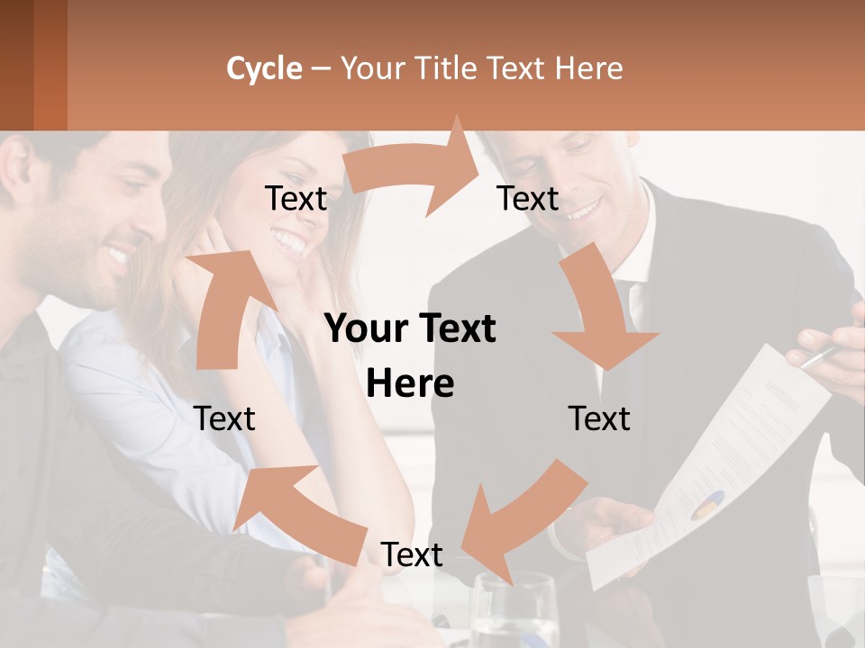 Discussing Statistics At Work PowerPoint Template