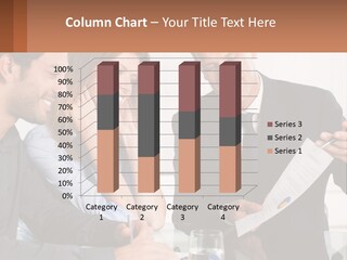 Discussing Statistics At Work PowerPoint Template