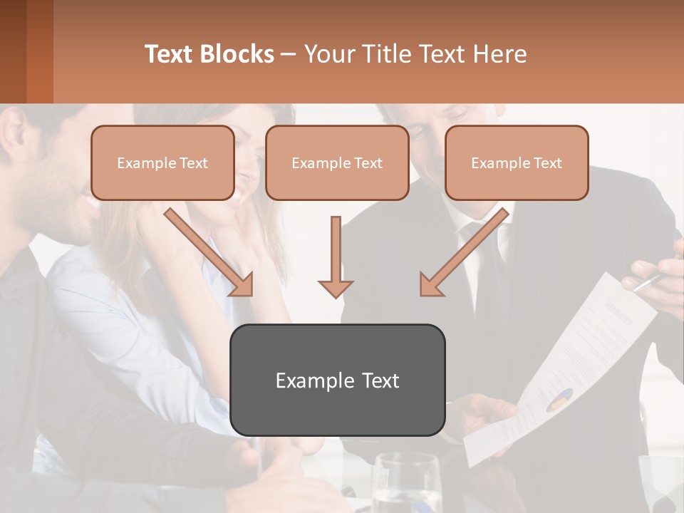Discussing Statistics At Work PowerPoint Template