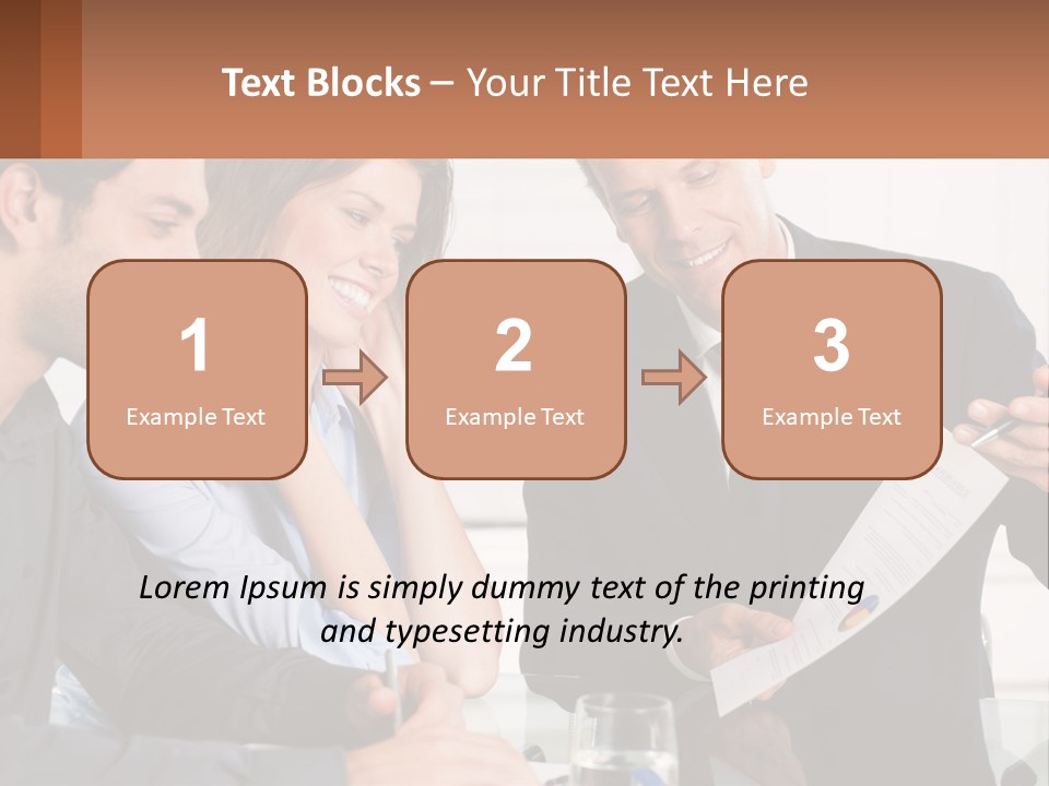 Discussing Statistics At Work PowerPoint Template