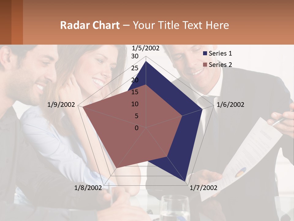 Discussing Statistics At Work PowerPoint Template