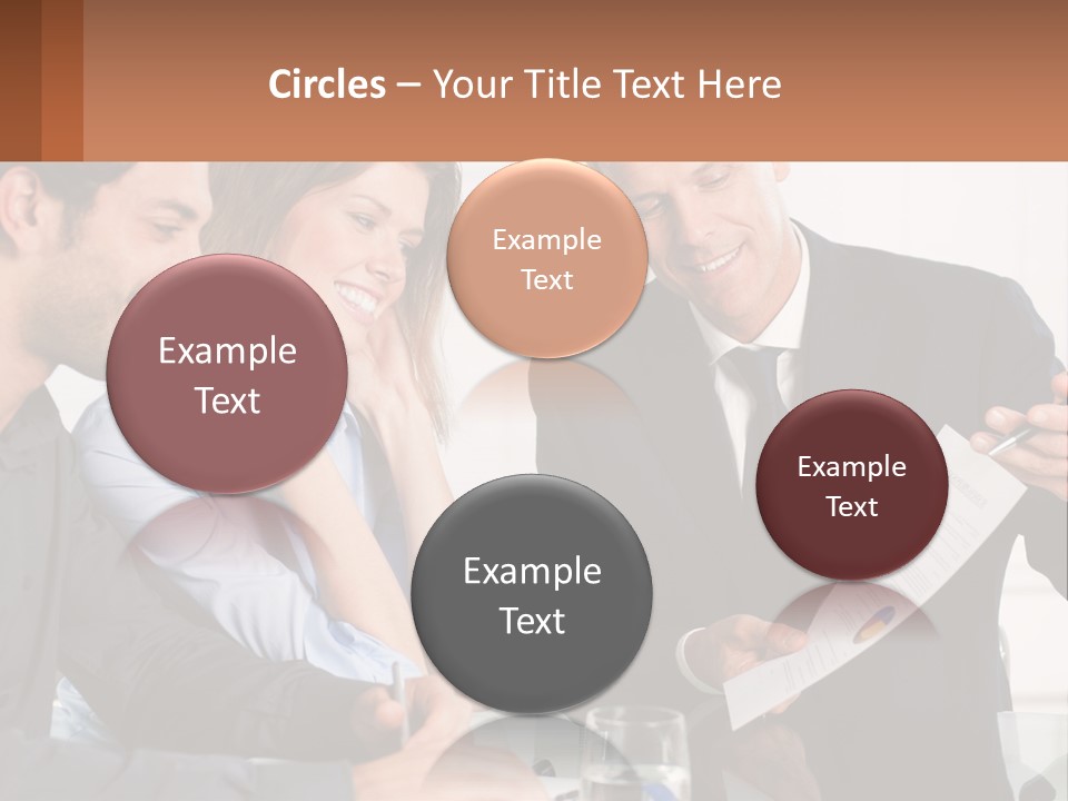 Discussing Statistics At Work PowerPoint Template