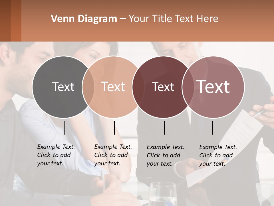 Discussing Statistics At Work PowerPoint Template