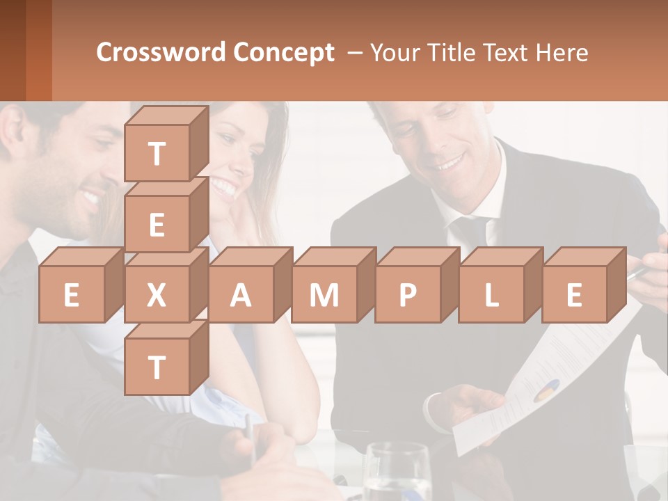 Discussing Statistics At Work PowerPoint Template