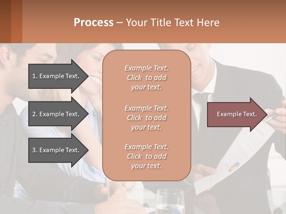 Discussing Statistics At Work PowerPoint Template