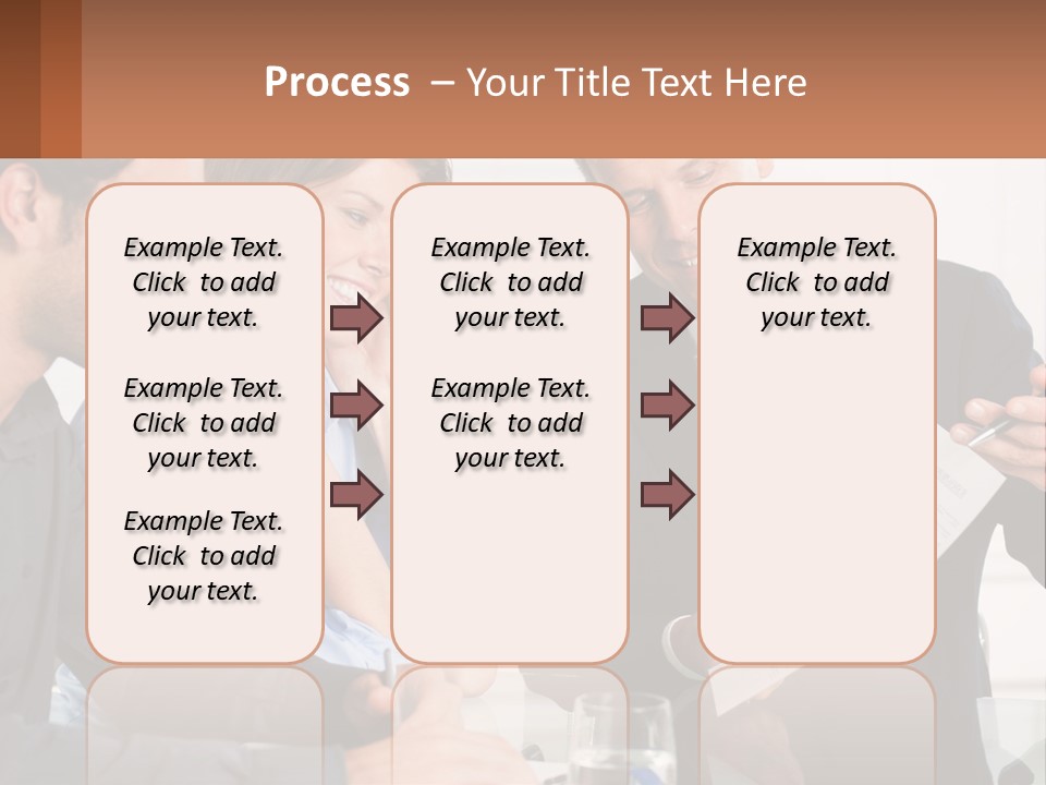 Discussing Statistics At Work PowerPoint Template